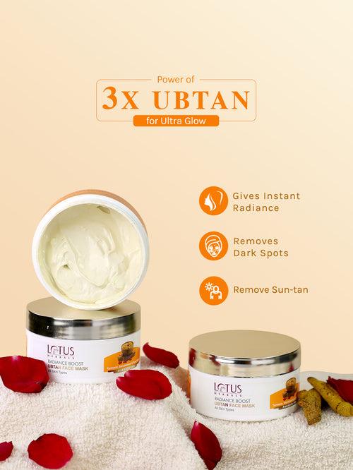 Lotus Herbals Radiance Boost Ubtan Face Mask