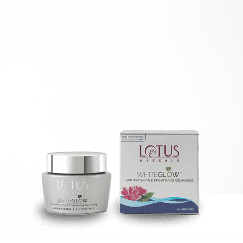 Lotus Herbals WHITEGLOW Skin Brightening & Nourishing Night Cream 20g