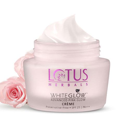 Lotus Herbals WhiteGlow Advanced Pink Glow Brightening Cream SPF 25 I PA+++