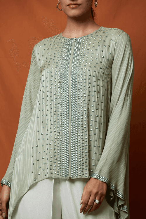 <b>NAMRATA JOSHIPURA</b> <br> Pebble Embroidery Top