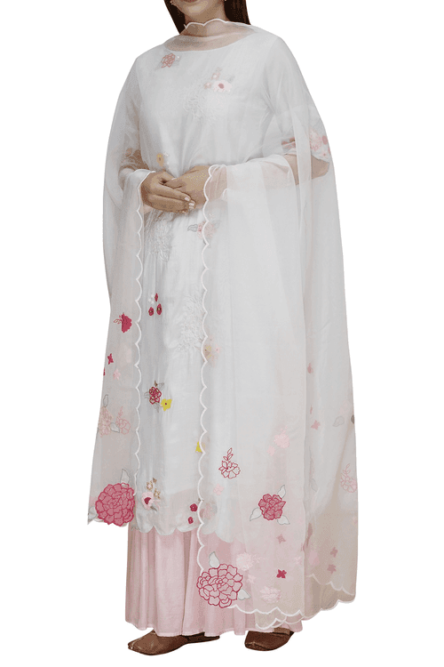 <b>Itara An Another</b><br>Embroidered Kurta Sharara Set