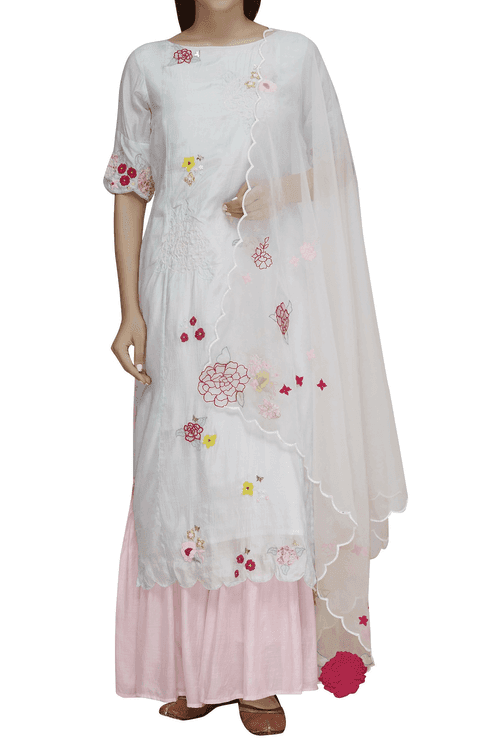 <b>Itara An Another</b><br>Embroidered Kurta Sharara Set