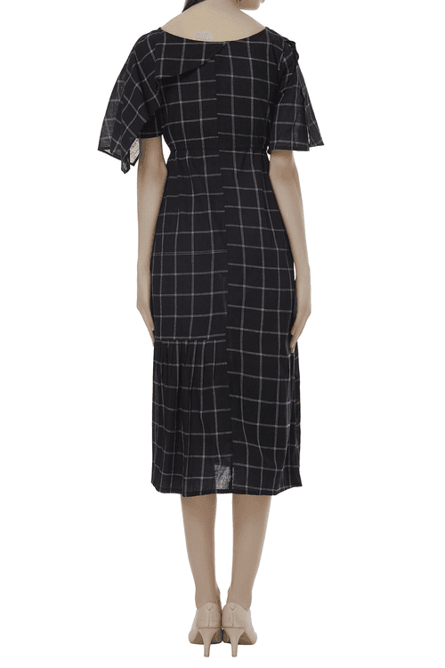 <b>Itara An Another</b><br>Checkered Embroidered Dress