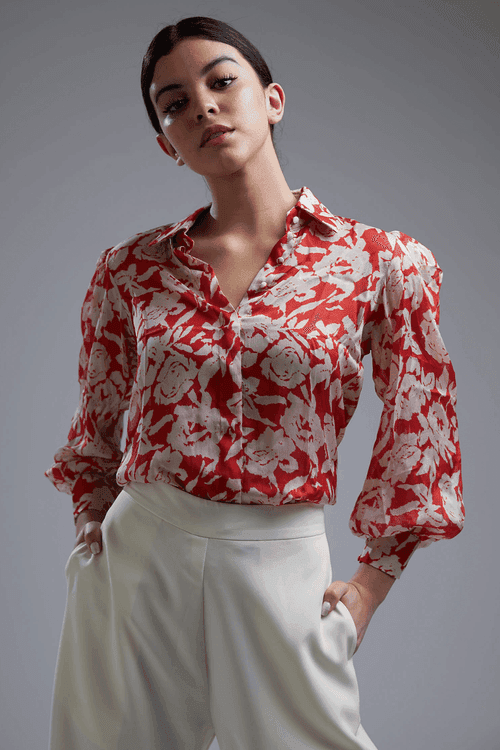 <b>KoAI</b><br/>Floral Shirt