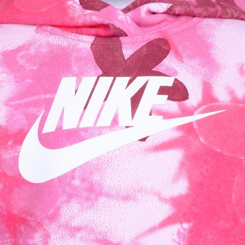 Nike Pink Sci-Dye Pullover Hoodie