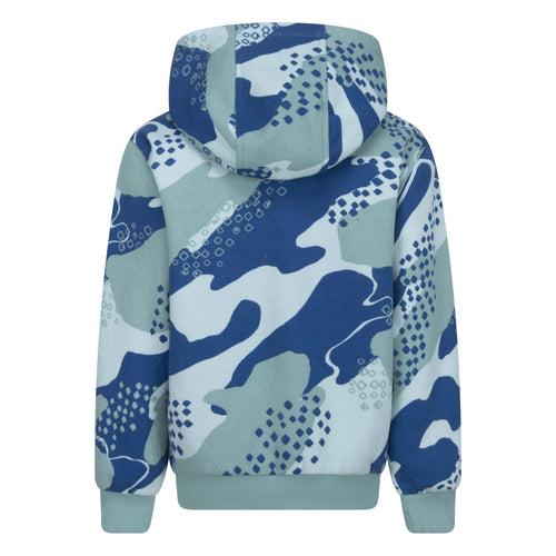 Nike Blue Camo Pullover Hoodie