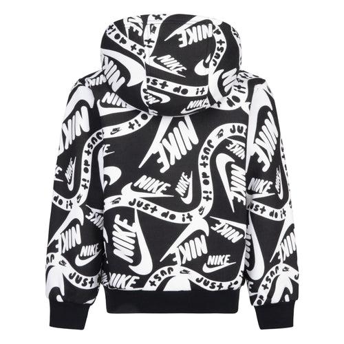 Nike Black All-Over Print Hoodie