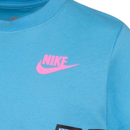 Nike blue futura sidewinder short sleeve tee
