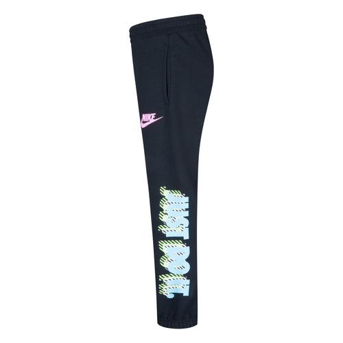 Nike black active joy french terry pants