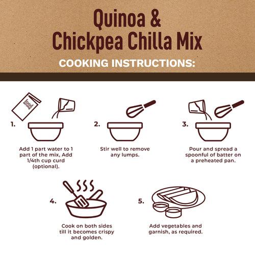 Quinoa Chickpea Chilla Mix | 200G X 2