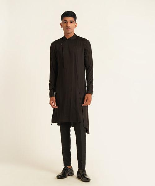 Two Button Asymmetric Kurta