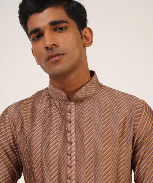 Pintucks printed Kurta Set