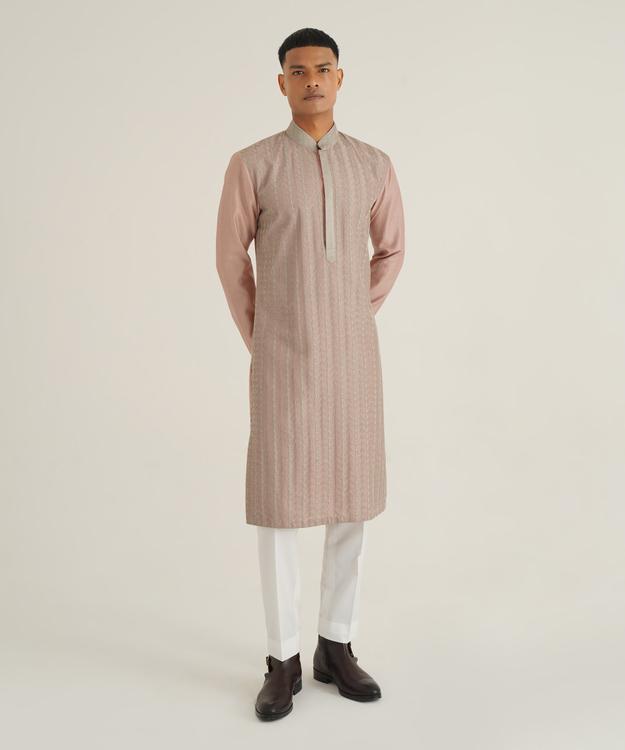 Thread Embroidered Kurta Set