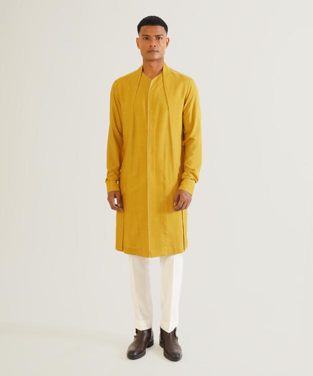 Cotton Silk Kurta Set