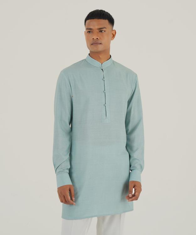 Cotton Silk Kurta set