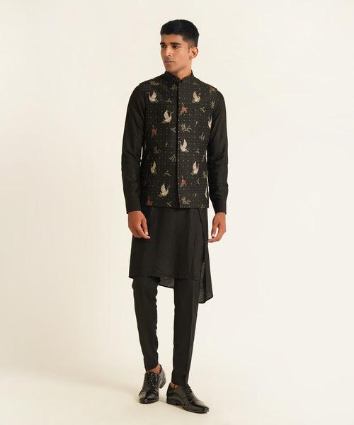 Multi color Embroidered Jawahar Jacket