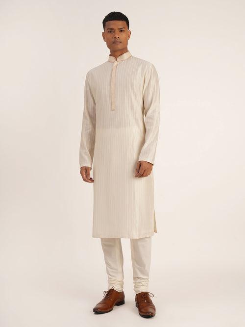 Pintuck Classic Kurta Set