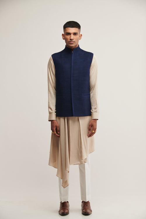 Pintucked Jawahar Jacket