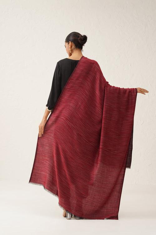 Zoha Space Dyed Woollen Shawl