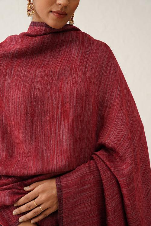 Zoha Space Dyed Woollen Shawl