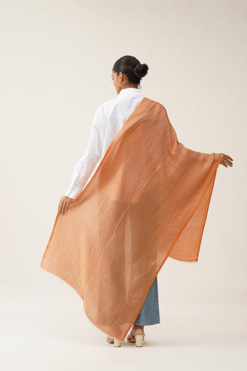 Orange Moonlight Stole