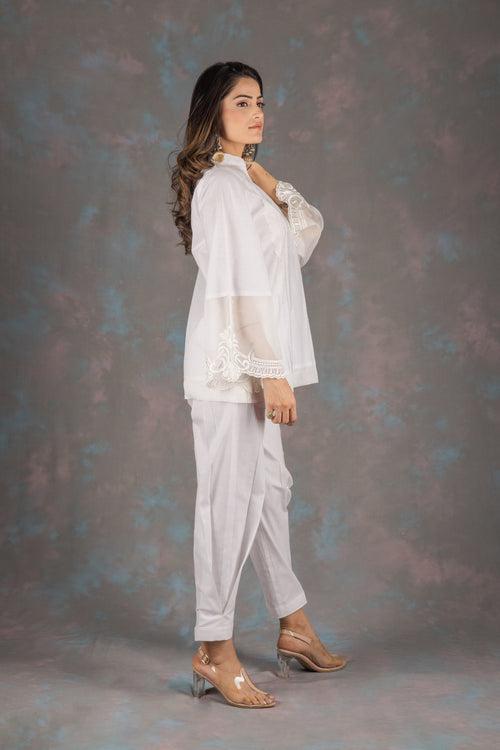 Scotch Mist Embroidered Cotton Co-ord Cet