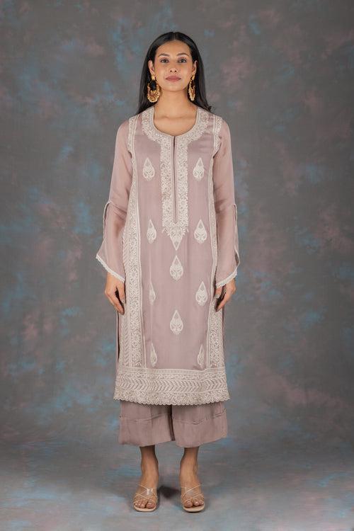 Taffy Embroidery Kurta Set