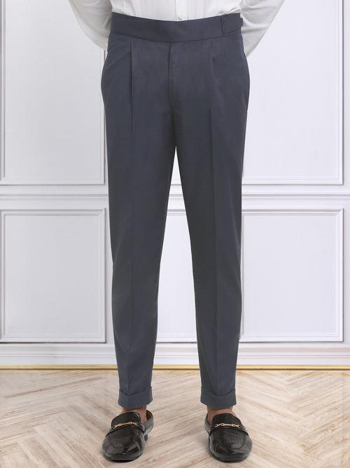 Italian Style Formal Gurkha Pant-LightBlue