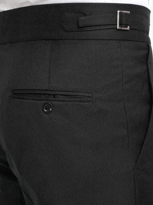 Italian Style Formal Gurkha Pant-Black