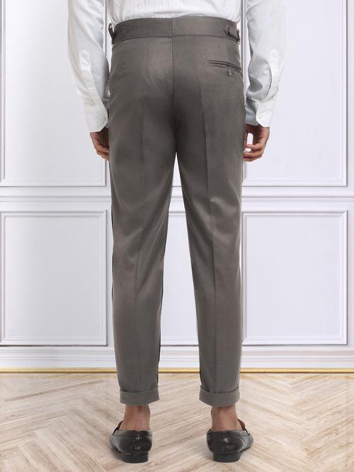 Italian Style Formal Gurkha Pant-Brown