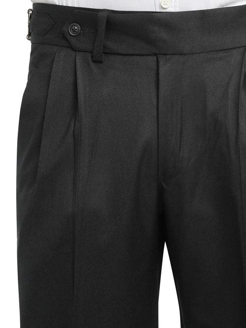 Italian Style Formal Gurkha Pant-Black