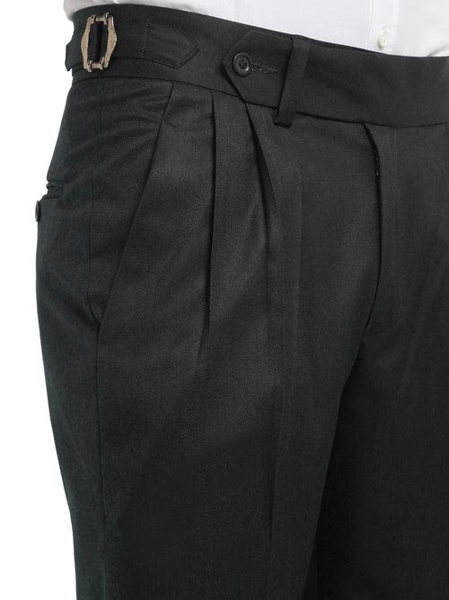 Italian Style Formal Gurkha Pant-Black