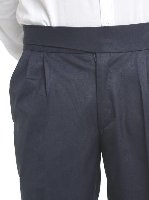 Italian Style Formal Gurkha Pant-LightBlue