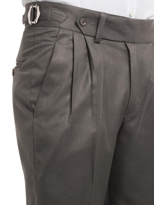 Italian Style Formal Gurkha Pant-Brown