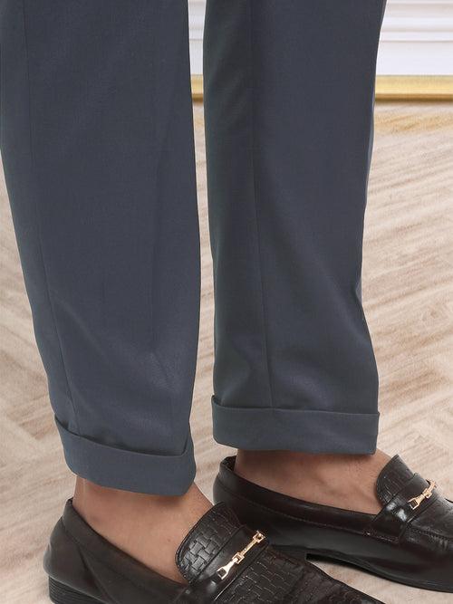 Italian Style Formal Gurkha Pant-LightBlue