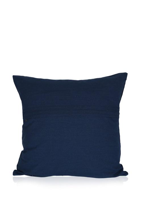 Indigo Tie Dye Shibori Cotton Cushion Cover