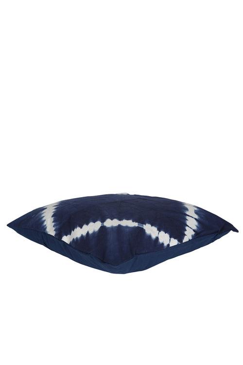 Indigo Tie Dye Shibori Cotton Cushion Cover_SPHDC51718