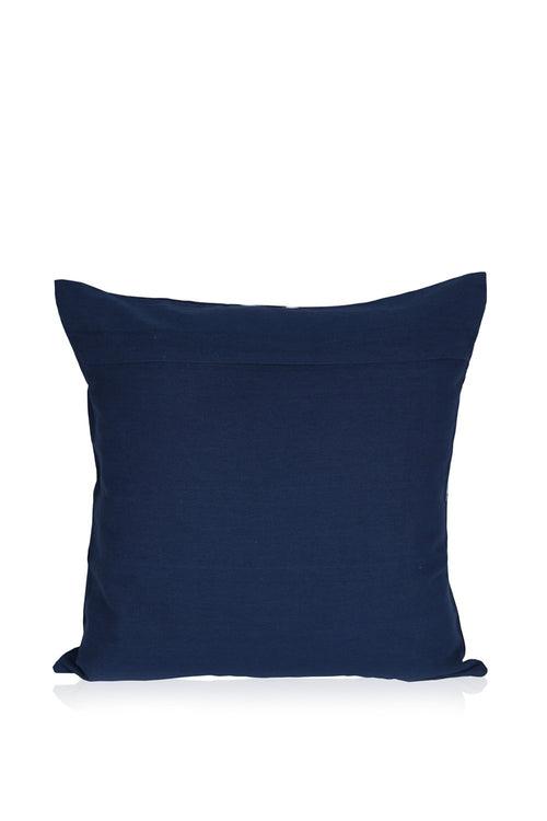 Indigo Tie Dye Shibori Cotton Cushion Cover