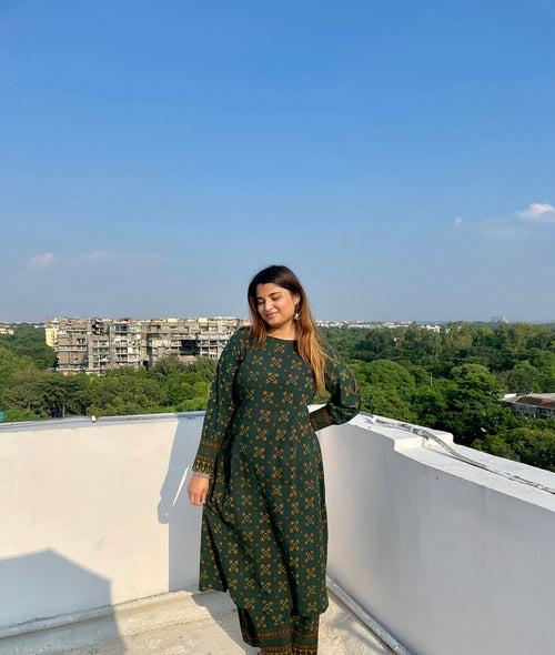 Green Dabu Co-ord Set