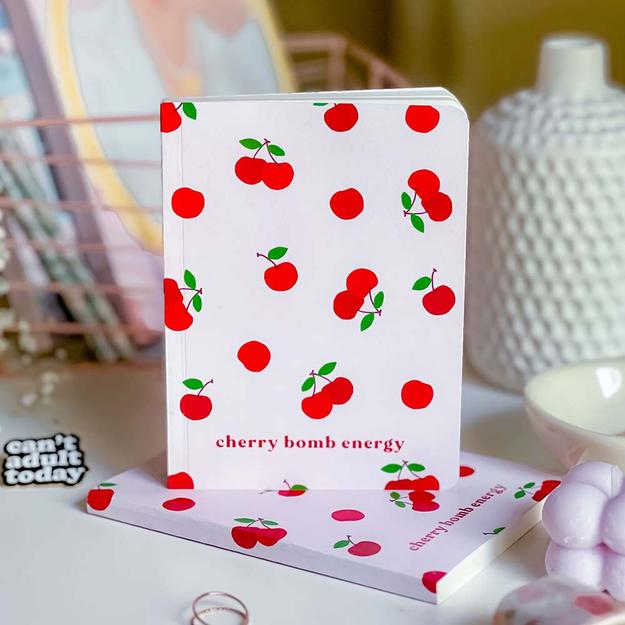 Cherry Bomb Energy Mini Notebook