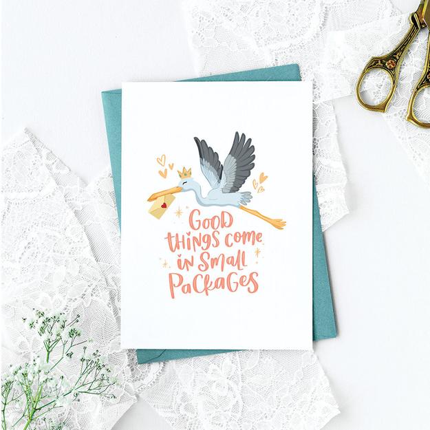 Good Things Come In Small Packages Card