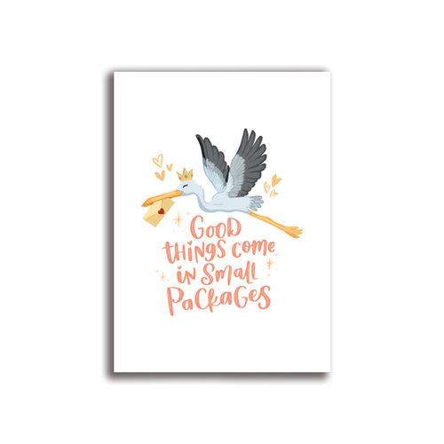 Good Things Come In Small Packages Card