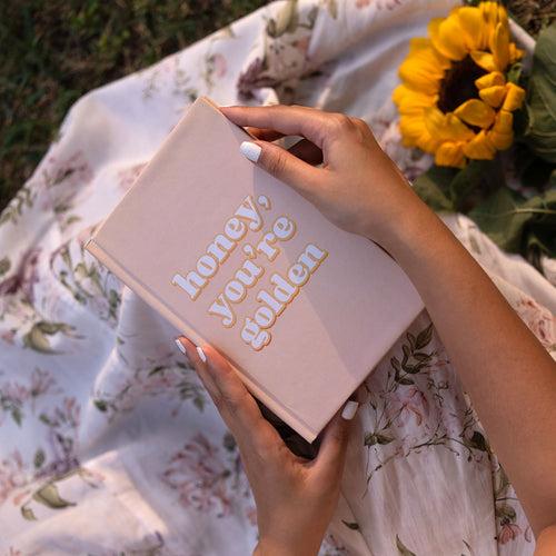 Honey You're Golden Hardcover Notebook