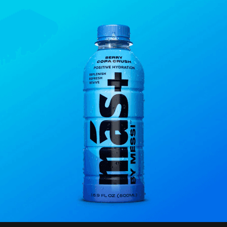 Mas+ By Messi Berry Copa Crush Positive Hydration Drink With Gluten Free & Caffeine Free - 500mL