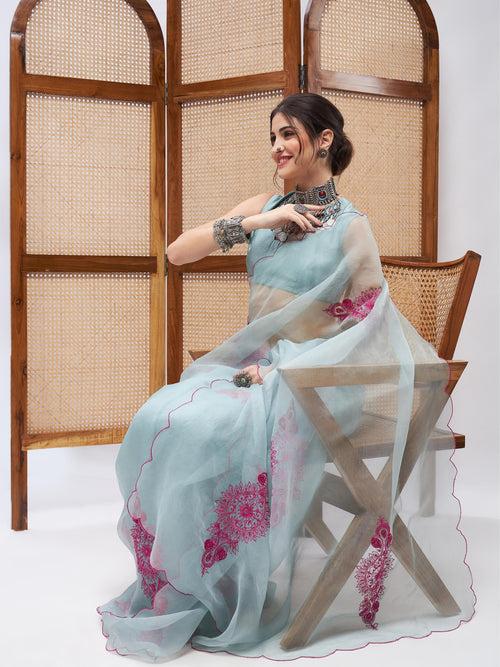 Pardarshi Saree Set