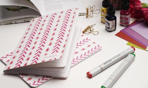 Pink Parcha Notebook