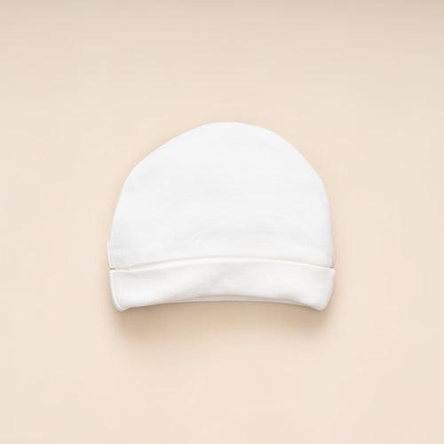 Premium cotton cap - White