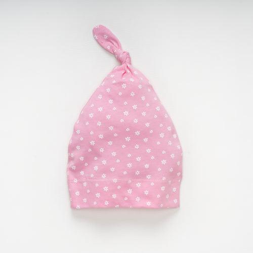 Premium cotton knotted cap - Pink