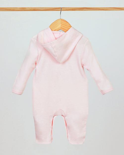 Sleepsuits with Hood and Shoe - Pink