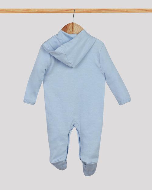 Sleepsuits with Hood and Shoe - Blue